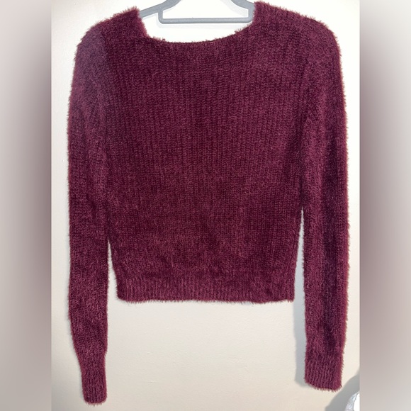 Fuzzy Button-Down Swester - Picture 2 of 3